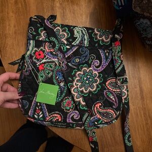 Vera Bradley NWT Triple Zip Hipster Crossbody Bag in Kiev Paisley